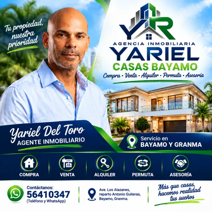 Portada de Inmobiliaria Yariel Casas Bayamo