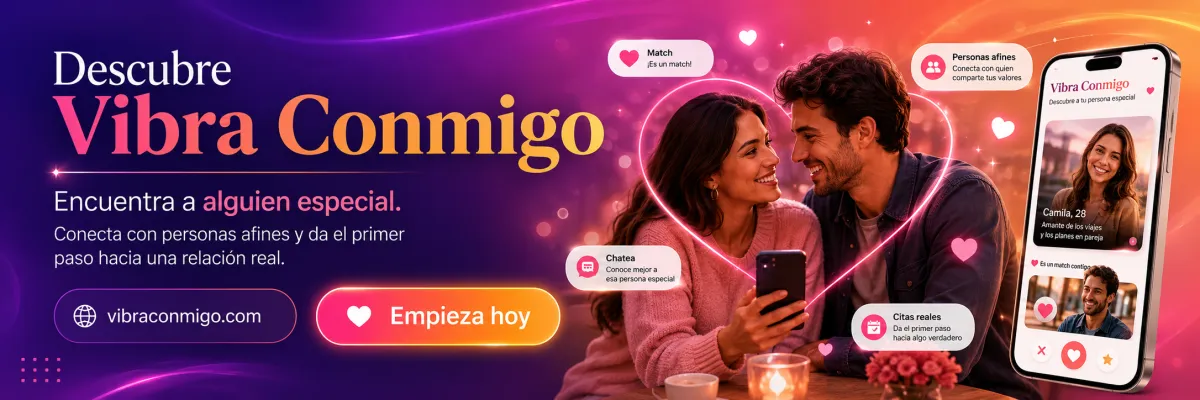 Vibra Conmigo — conecta con personas afines