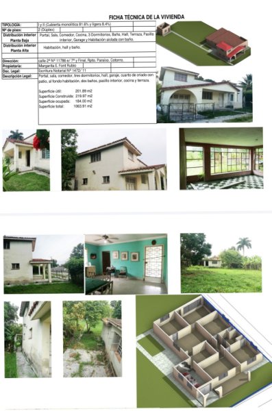 Casa de Campo de 4 habitaciones en venta en Paraíso, Cotorro, La Habana