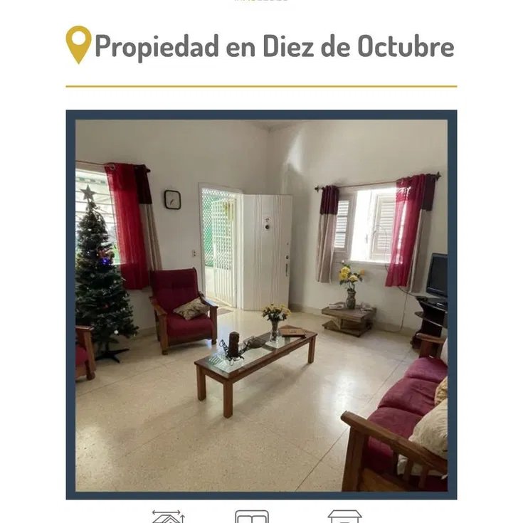 Casa de 4 habitaciones en venta en Diez de Octubre, La Habana