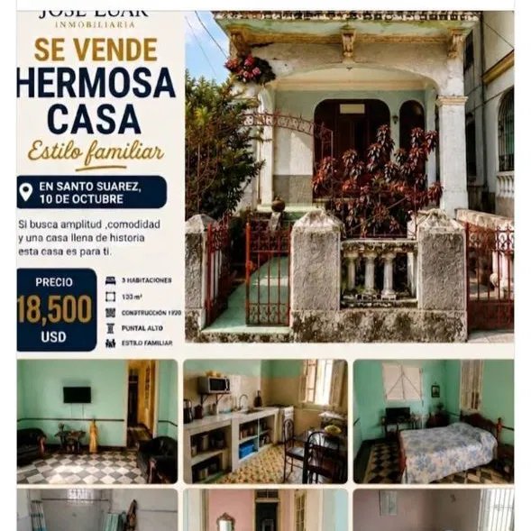 House with 3 bedrooms for sale in Diez de Octubre, La Habana