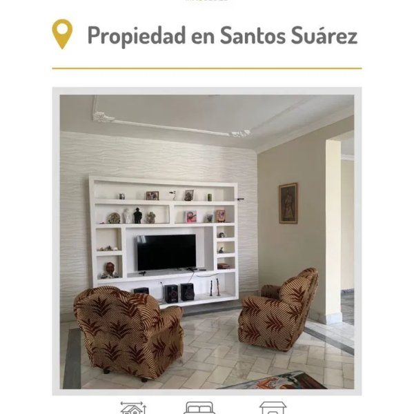 Biplanta de 3 habitaciones en venta en Santos Suárez, Diez de Octubre, La Habana