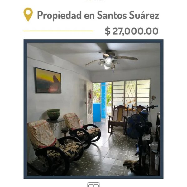 Biplanta de 3 habitaciones en venta en Santos Suárez, Diez de Octubre, La Habana - 2