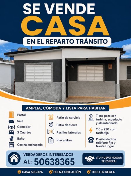 Detached House with 3 bedrooms for sale in Escambray, Santa Clara, Villa Clara