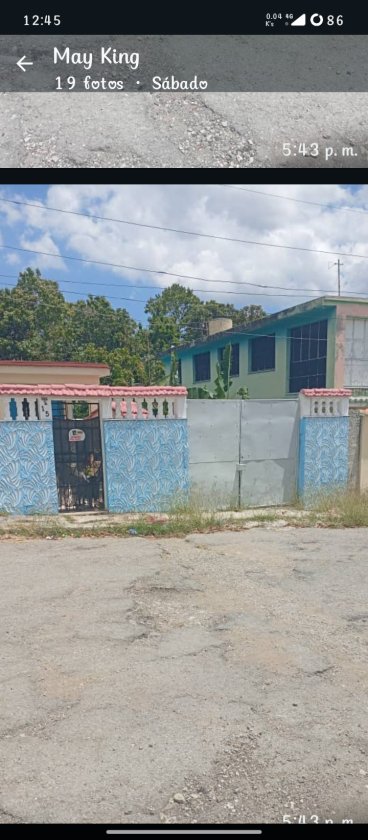 Casa Independiente de 2 habitaciones en venta en Lawton, Diez de Octubre, La Habana
