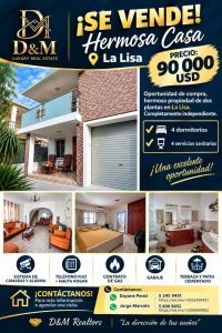 Casa Independiente de 4 habitaciones en venta en Alturas de La Lisa, La Lisa, La Habana - Miniatura 1