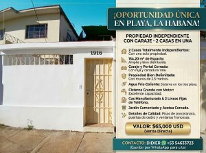 Duplex with 3 bedrooms for sale in Ampliación Almendares, Playa, La Habana - Thumbnail 1