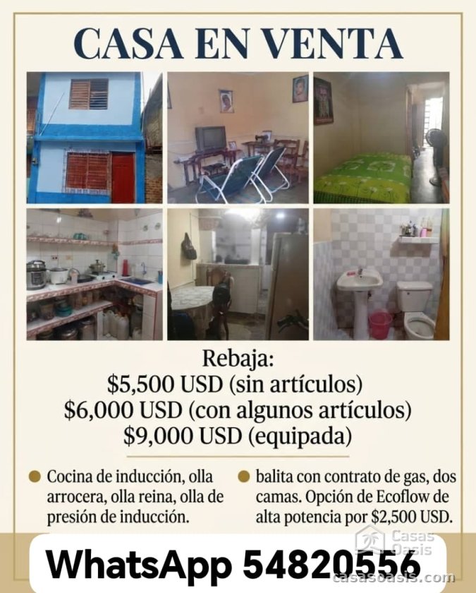 Casa de 1 habitación en venta en Bayamo, Granma