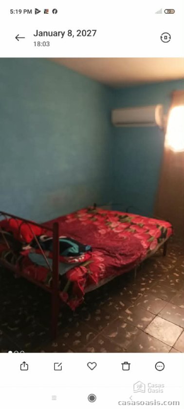 Biplanta de 3 habitaciones en venta en Lotería, Cotorro, La Habana