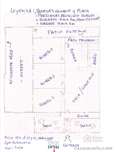 Biplanta de 3 habitaciones en venta en Cubanacán, Playa, La Habana - 2