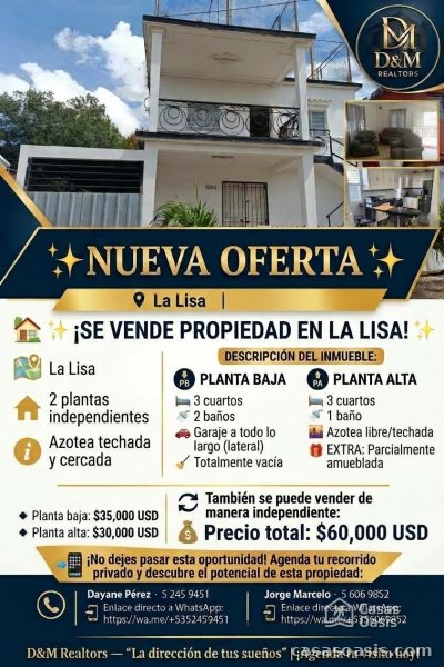 Casa de 6 habitaciones en venta en Alturas de La Lisa, La Lisa, La Habana